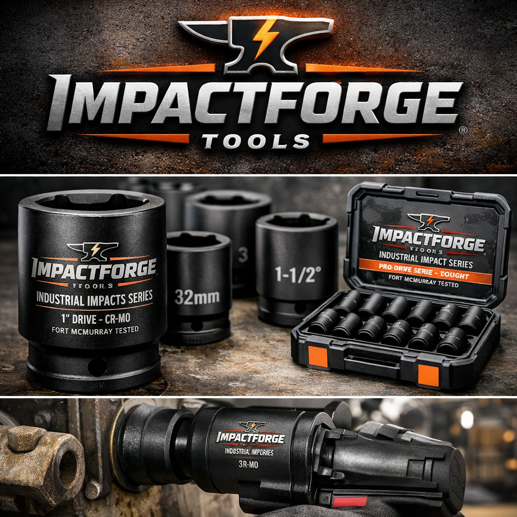 ImpactForge Tools 1 inch drive impact socket full series Fort McMurray